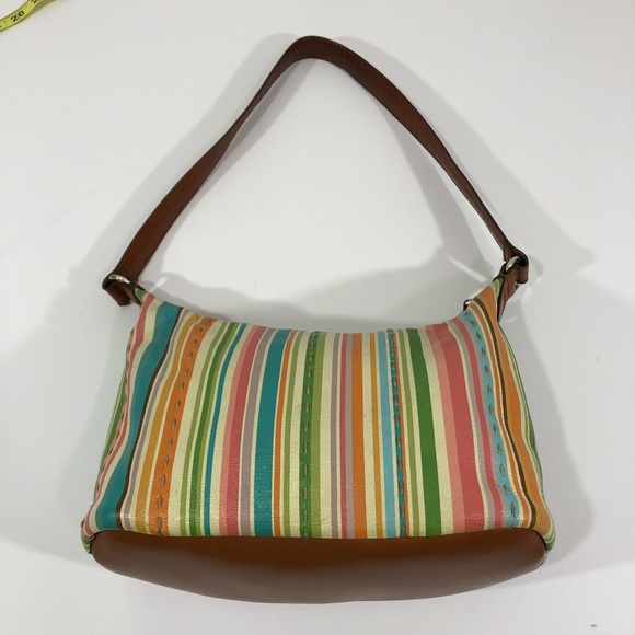 Fossil Handbags - Fossil Candy Stripe Leather Bag
